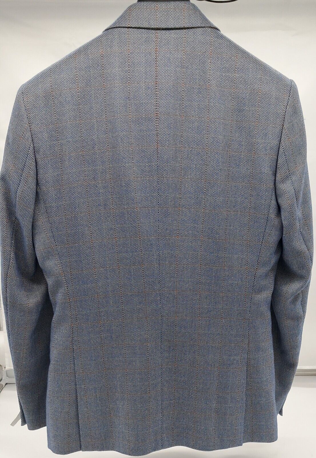 MENS ALL OCCASIONS SLIM FIT DELRAY BLUE CK 3 PIECE SUIT TWEED SIZE 36-50