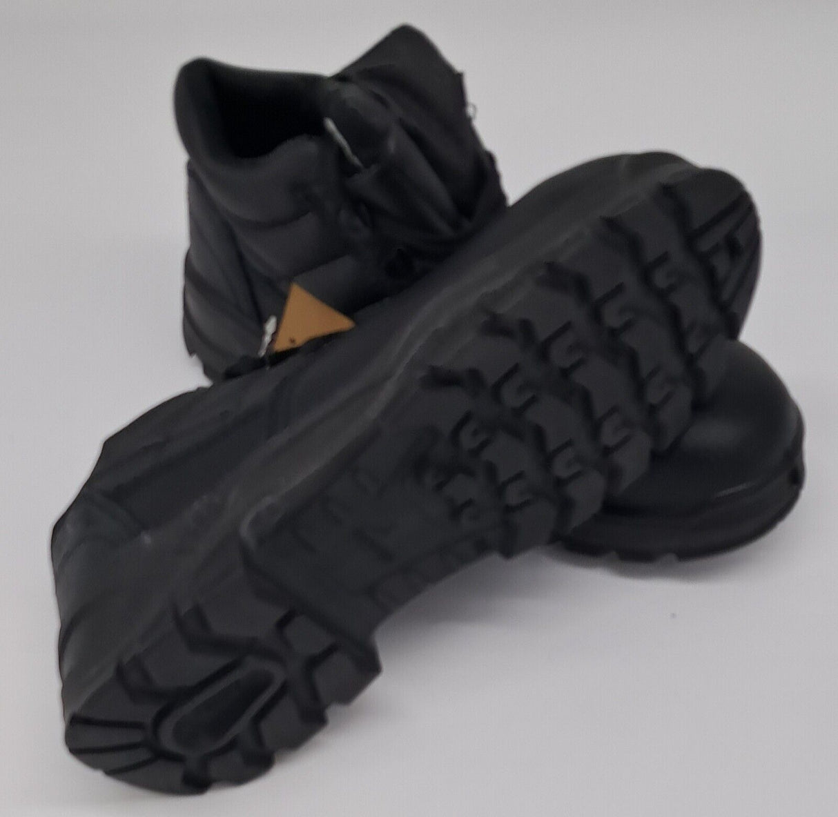 MENS SAFETY BOOTS WORKWEAR BLACK SIZE 10-16