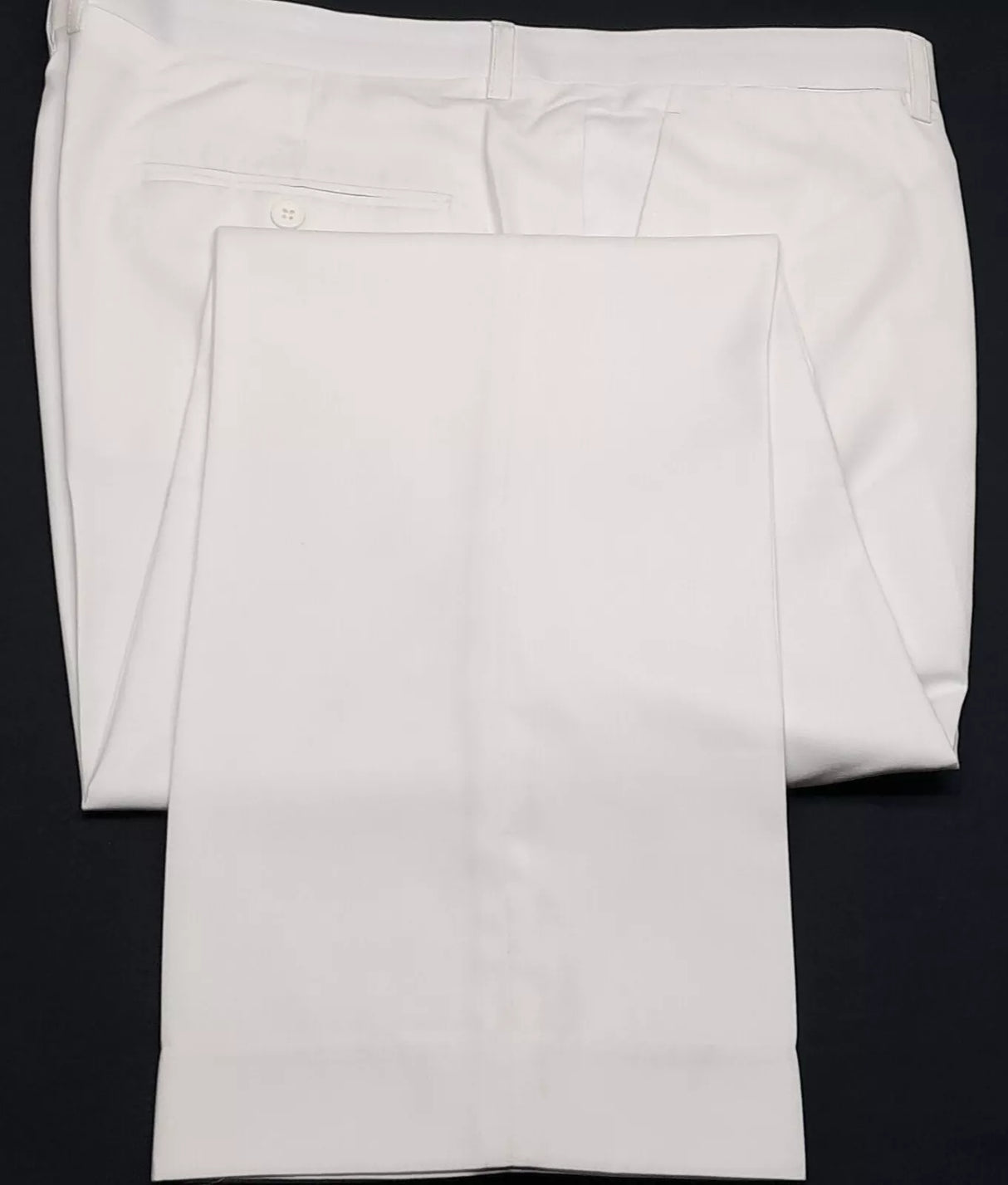 CLEARANCE MENS DRESS WHITE TROUSERS SIZES 38"/40"/42"/44" WAIST