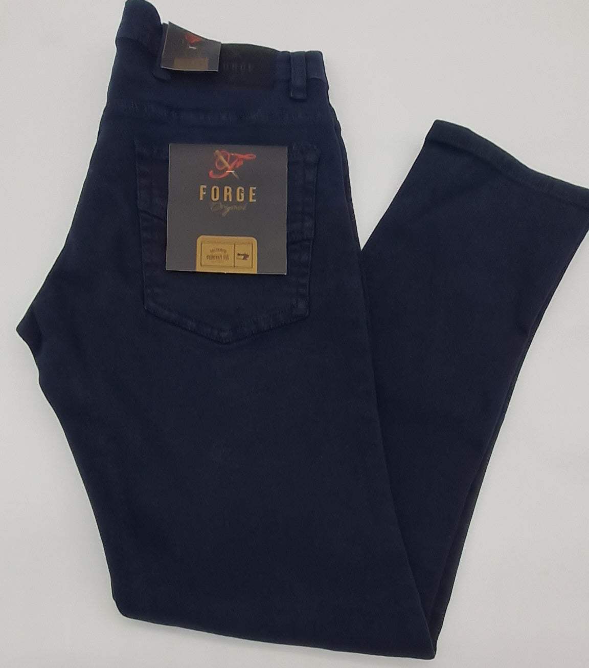 OUTSIZE STRETCH JEANS NAVY SIZE 42"-48" FORGE OR KAM JEANS