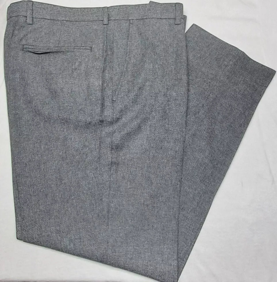 CLEARANCE MENS F&F TROUSERS GREY SELF PATTERN SIZES 30"/34"/36"/38" WAIST