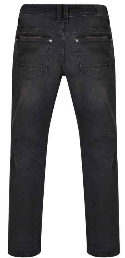 OUTSIZE KAM STRETCH JEANS BLACK SIZE 42"-54"