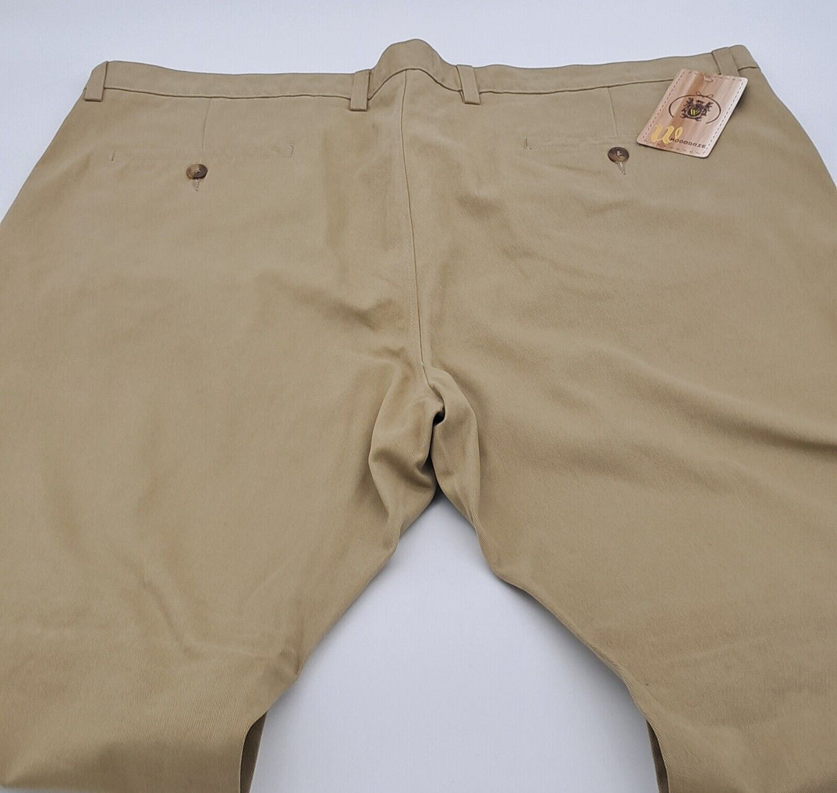 0utsize CLASSIC FIT CHINO TR0USERS 100% cotton beige size 42"-56"