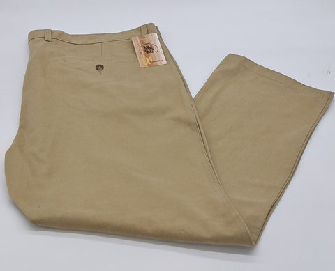 0utsize CLASSIC FIT CHINO TR0USERS 100% cotton beige size 42"-56"