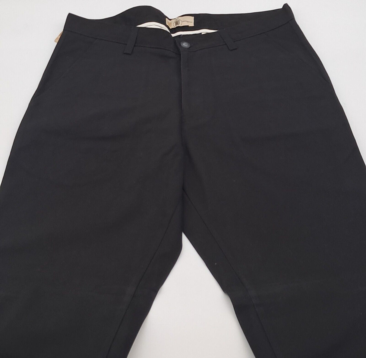 CLASSIC FIT CHINO TROUSERS 100% COTTON BLACK SIZE 30"-40"