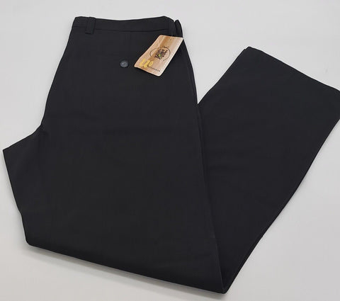 CLASSIC FIT CHINO TROUSERS  100% COTTON BLACK SIZE 30"-40"