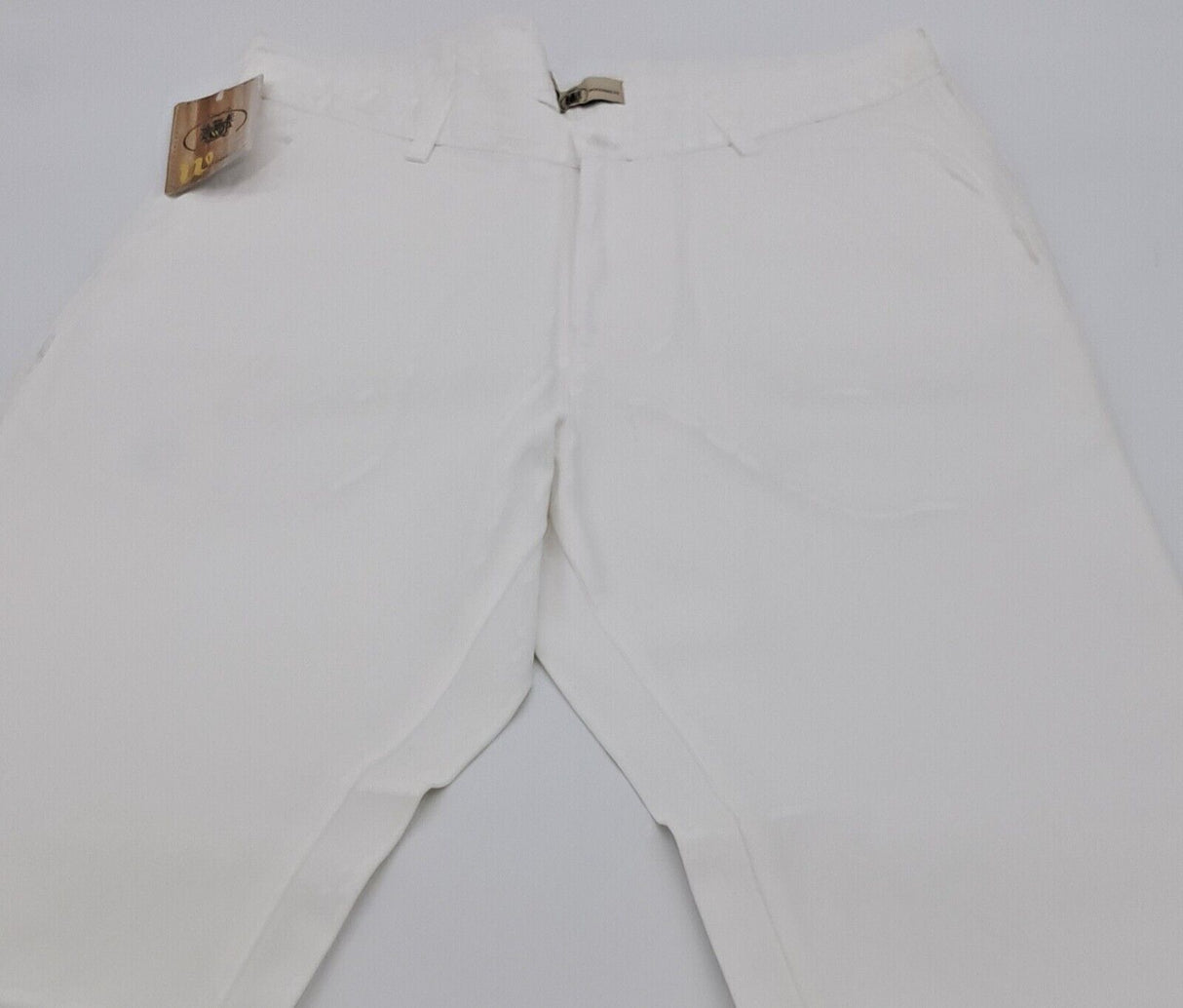 CLASSIC CHINO TROUSERS 100% COTTON WHITE SIZE 30"-40"