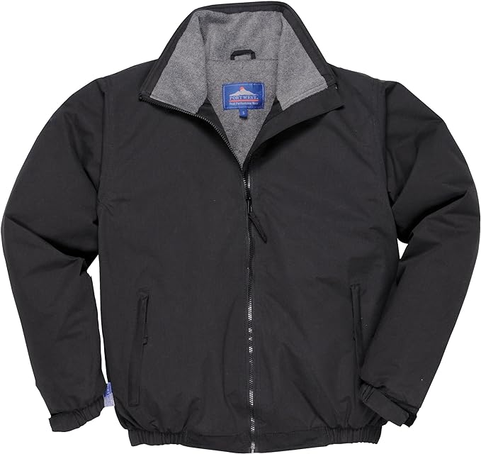 PORTWEST MORAY BOMBER JACKET S538 BLACK SIZE M/L