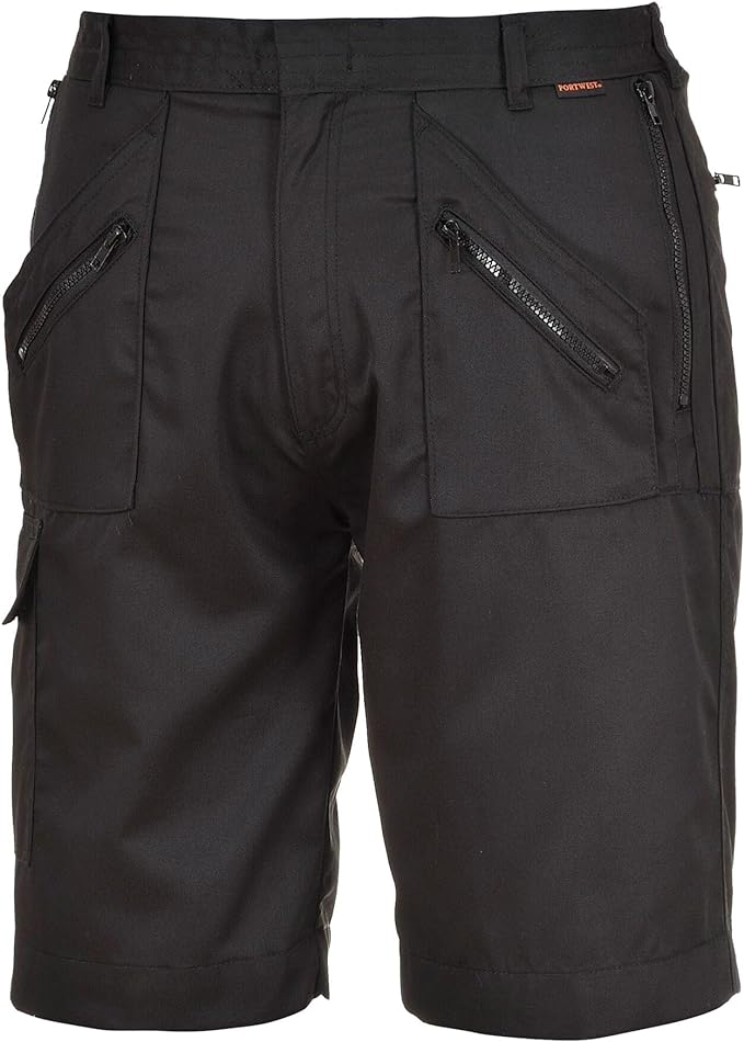 MENS BIG SIZE PORT WEST ACTION SHORTS BLACK SIZE 2XL-4XL