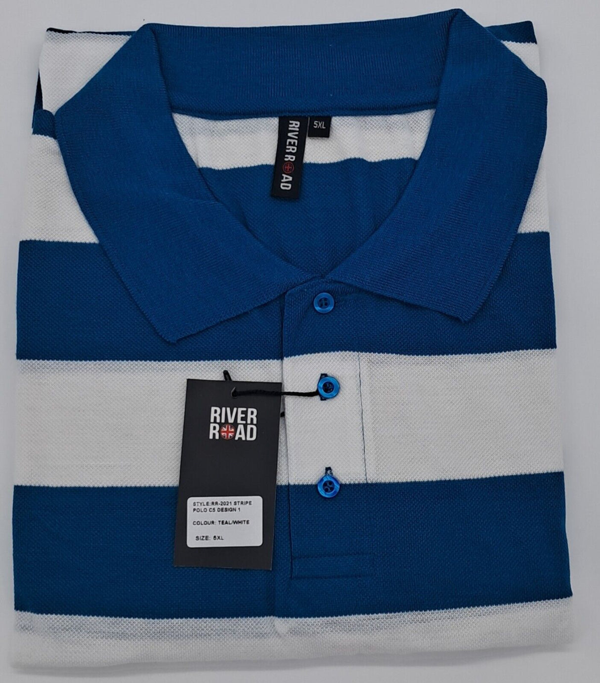 MENS OUTSIZE SHORT SLEEVE STRIPE POLO T-SHIRTS SIZE 3XL-6XL