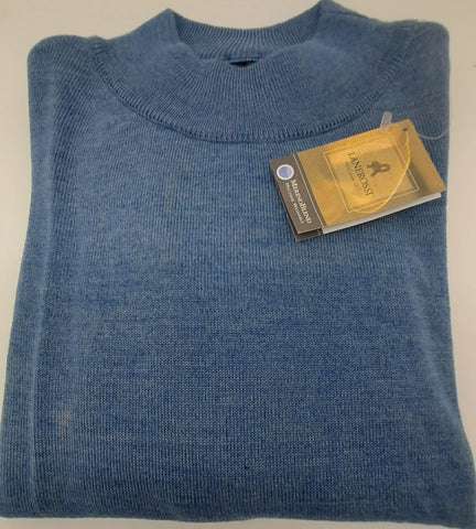 MENS LONG SLEEVE TURTLE NECK DENIM SIZE SMALL