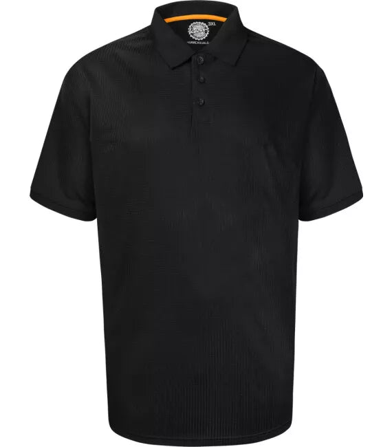 MENS SILKY SPORTS POLO T-SHIRTS BIG SIZES 2XL TO 8XL BLACK