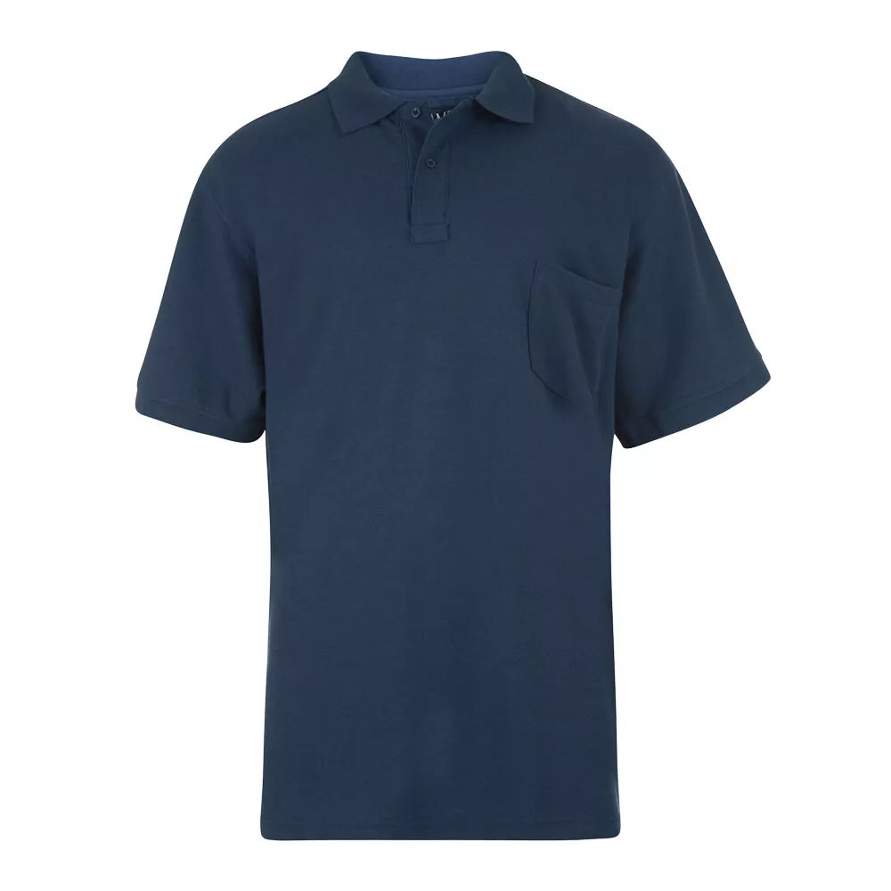 MENS SHORT SLEEVE 3 BUTTON POLO T-SHIRTS BIG SIZES 2XL TO 8XL DENIM
