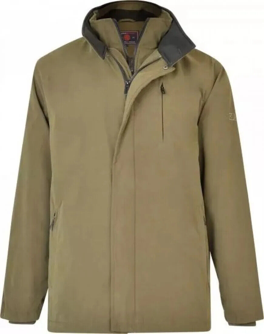 MENS BIG SIZE CASUAL JACKET KAM KHAKI SIZE 2XL-8XL
