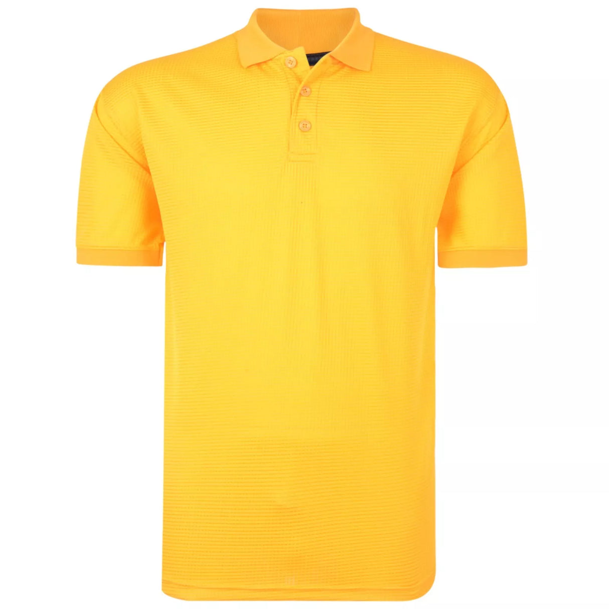MENS SILKY SPORTS POLO T-SHIRTS BIG SIZES 2XL TO 8XL SAFFRON YELLOW