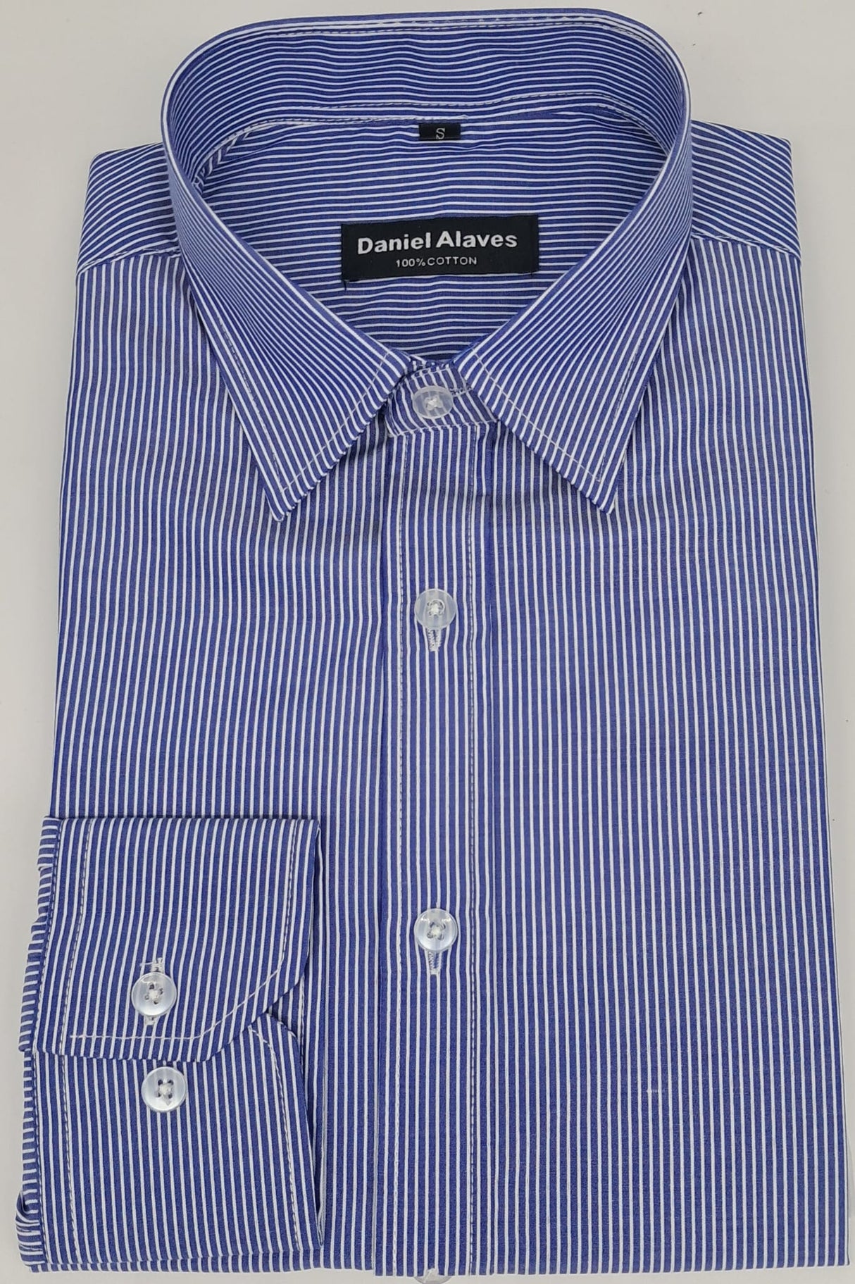 MENS LONG SLEEVE FORMAL SHIRT 100% COTTON SIZE S TO XL #1922 3642