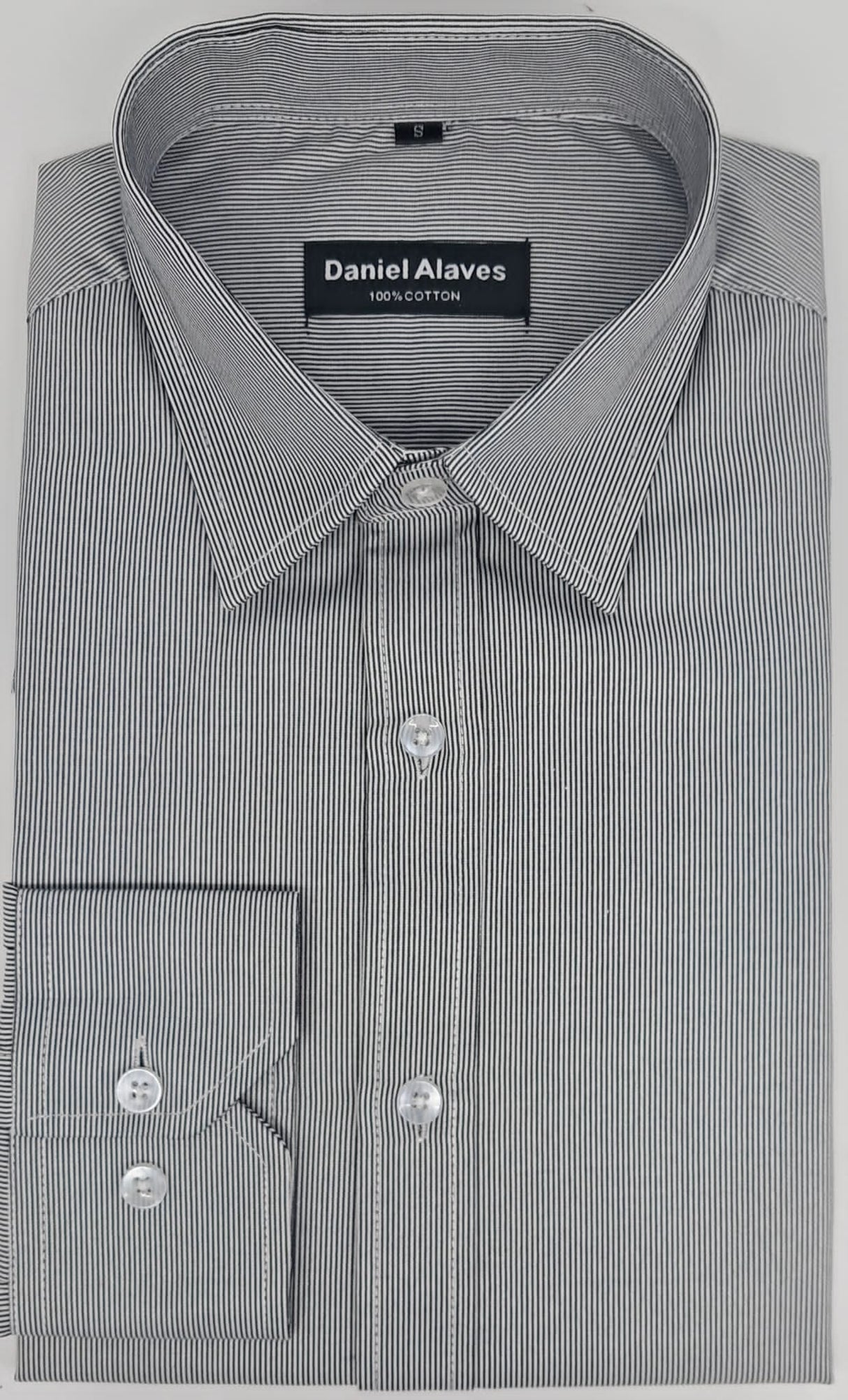 MENS LONG SLEEVE FORMAL SHIRT 100% COTTON SIZE S TO XL #1922 3642