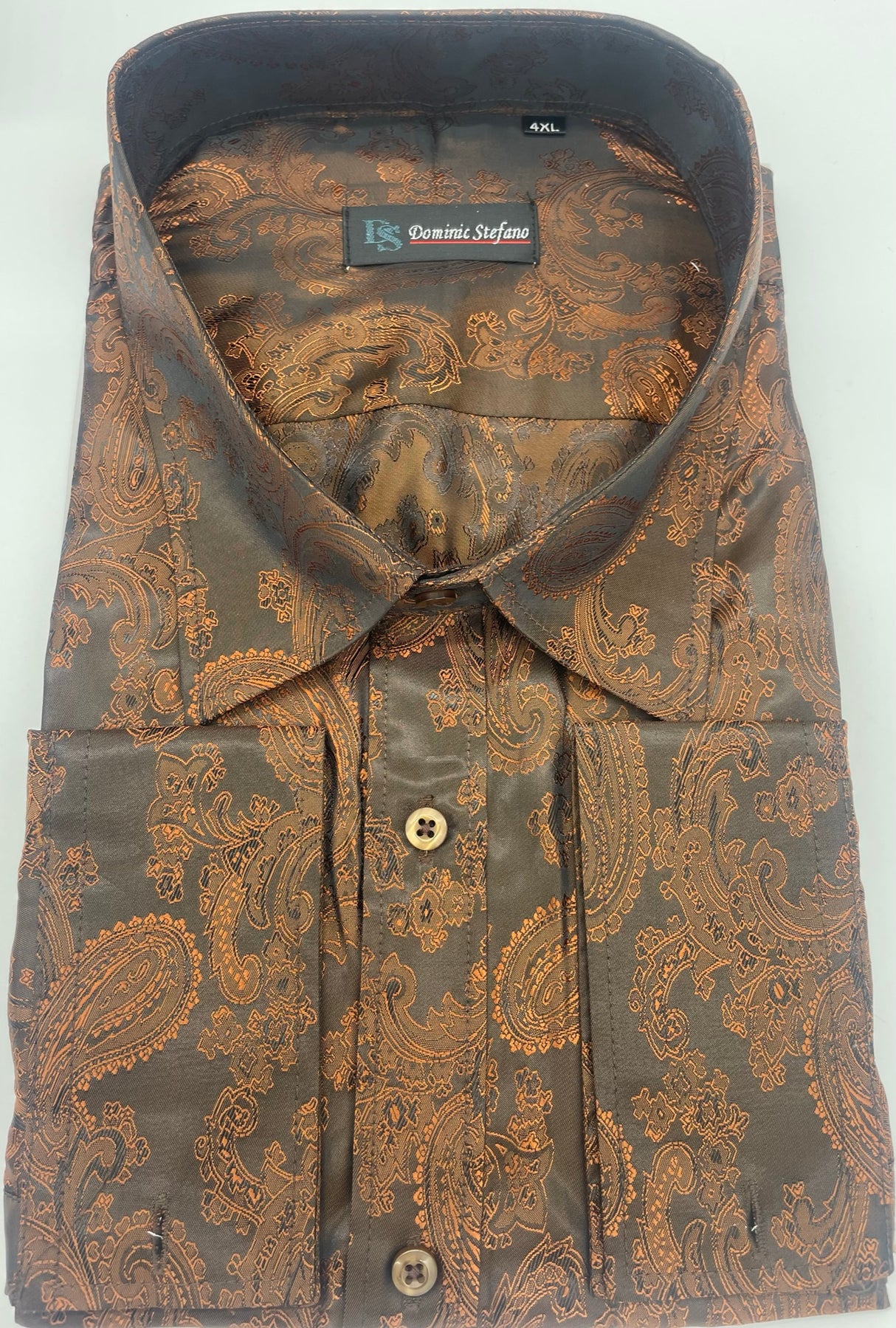 MENS SATIN PAISLEY PRINT 8 COLOURS SIZE 2XL TO 4XL 431/393