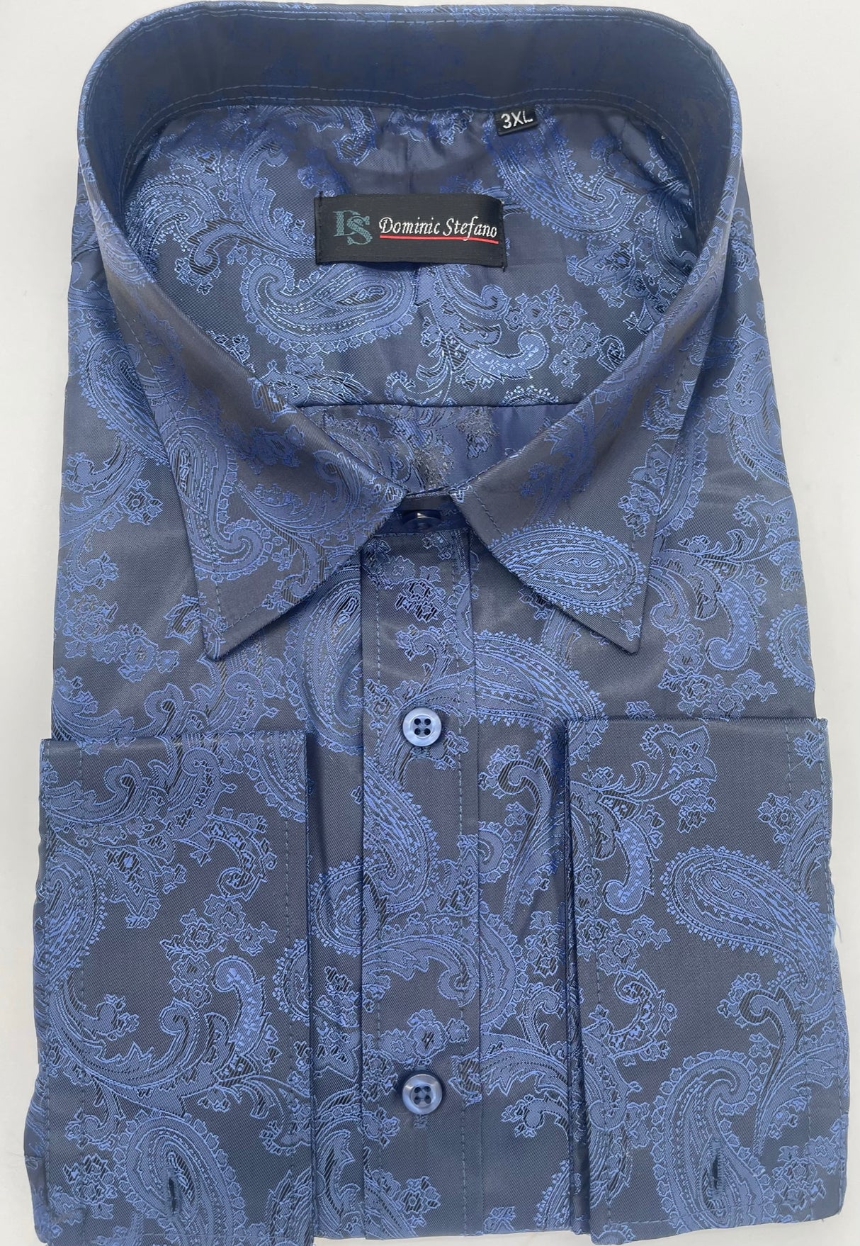 MENS SATIN PAISLEY PRINT 8 COLOURS SIZE 2XL TO 4XL 431/393