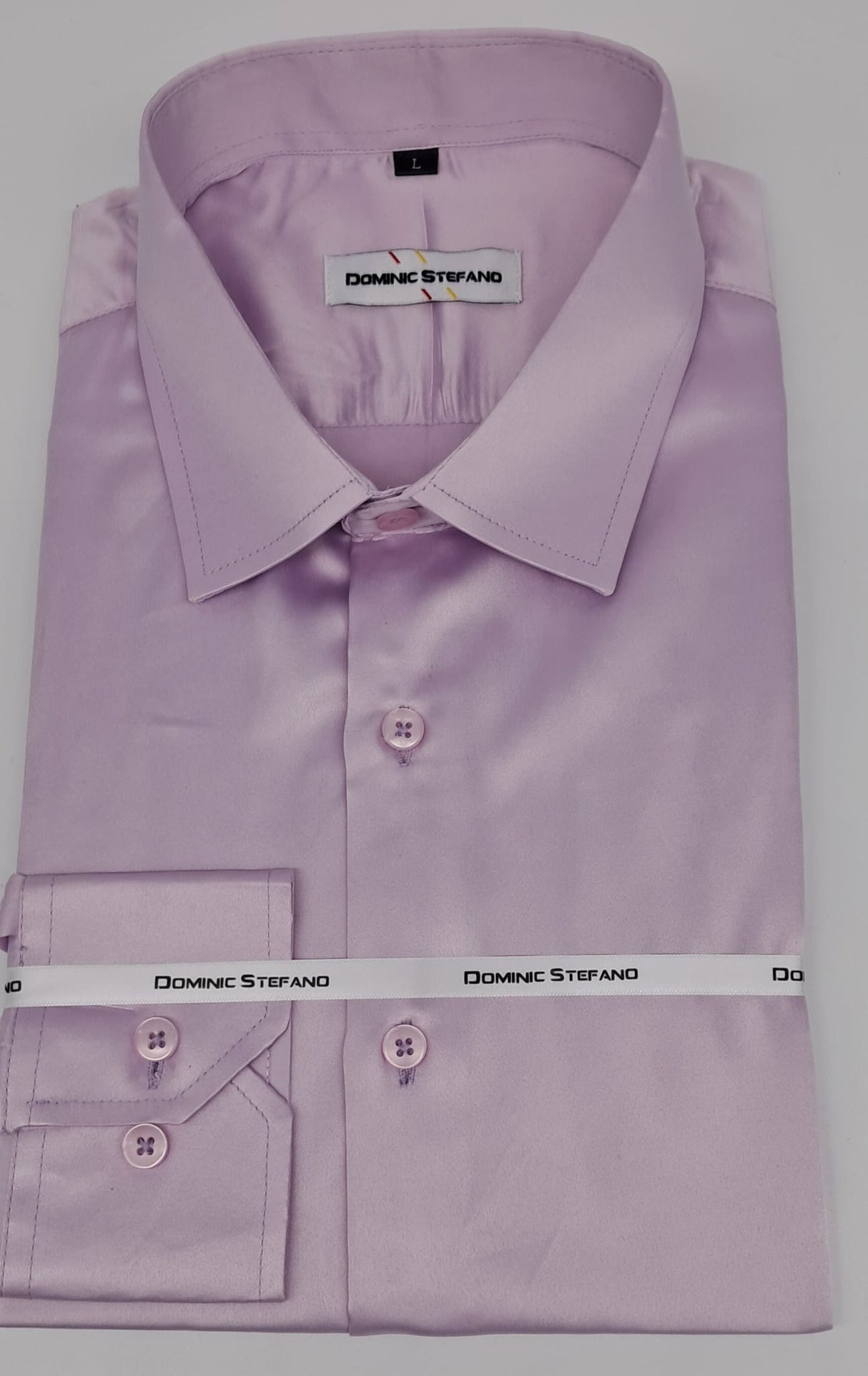 MENS LONG SLEEVE DRESS SATIN SHIRT 10 COLOURS AVAILABLE SIIZE S TO 3XL #422-3619