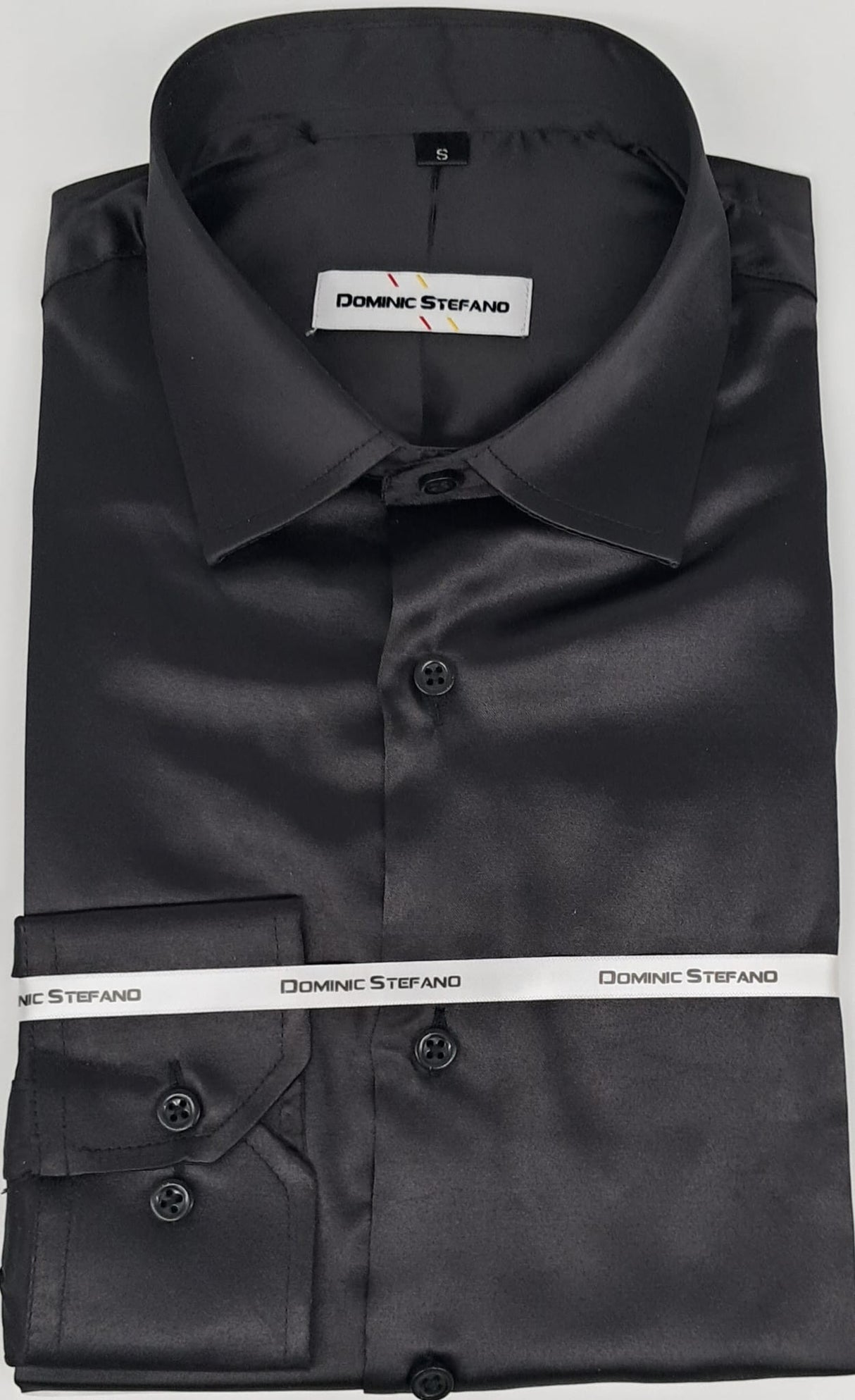 MENS LONG SLEEVE DRESS SATIN SHIRT 10 COLOURS AVAILABLE SIIZE S TO 3XL #422-3619