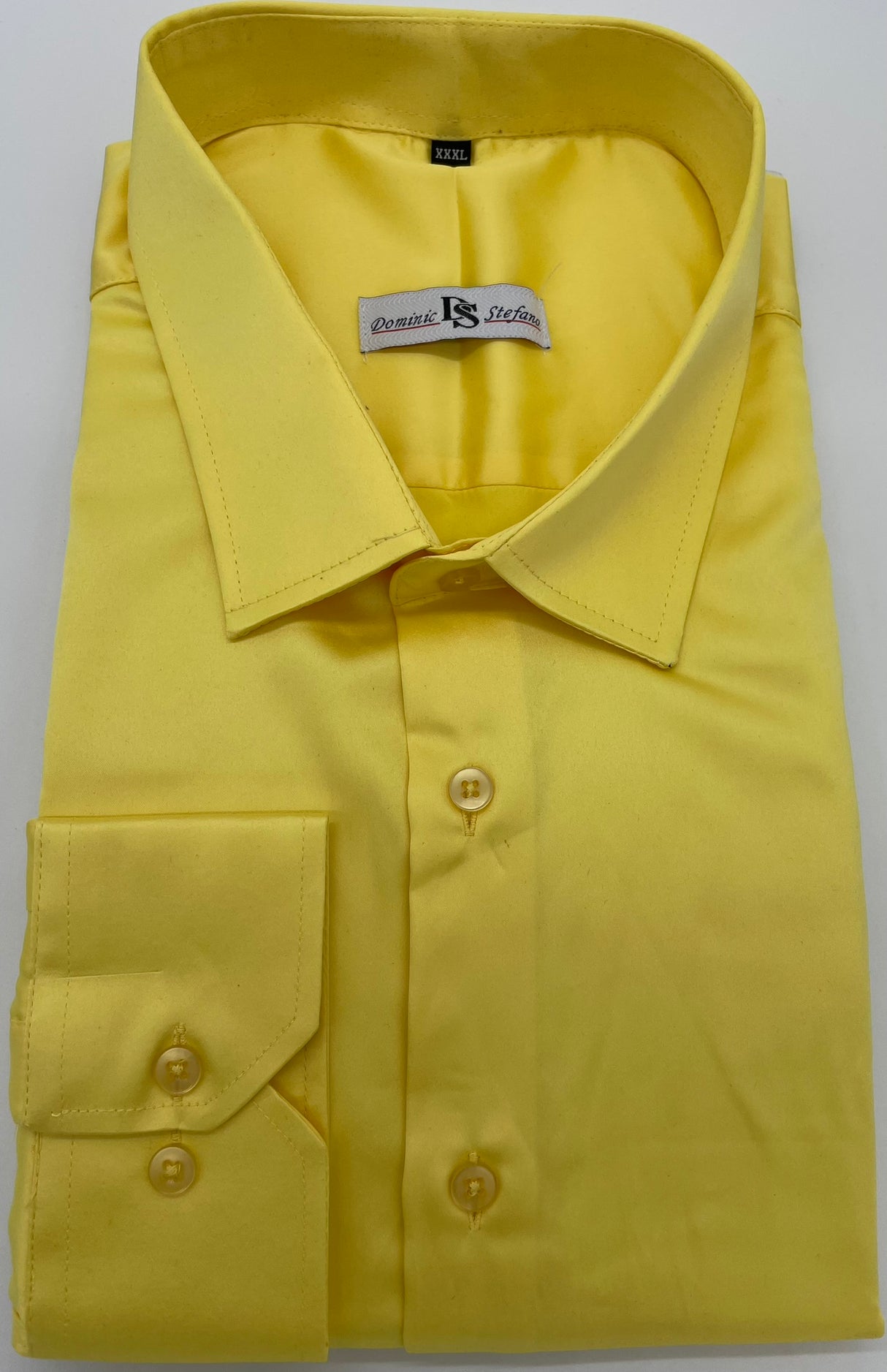 MENS DOMINIC STEFANO SATIN LONG SLEEVE PARTY SHIRT 8 COLOURS AVAILABLE SIZE 2XL TO 4XL 422