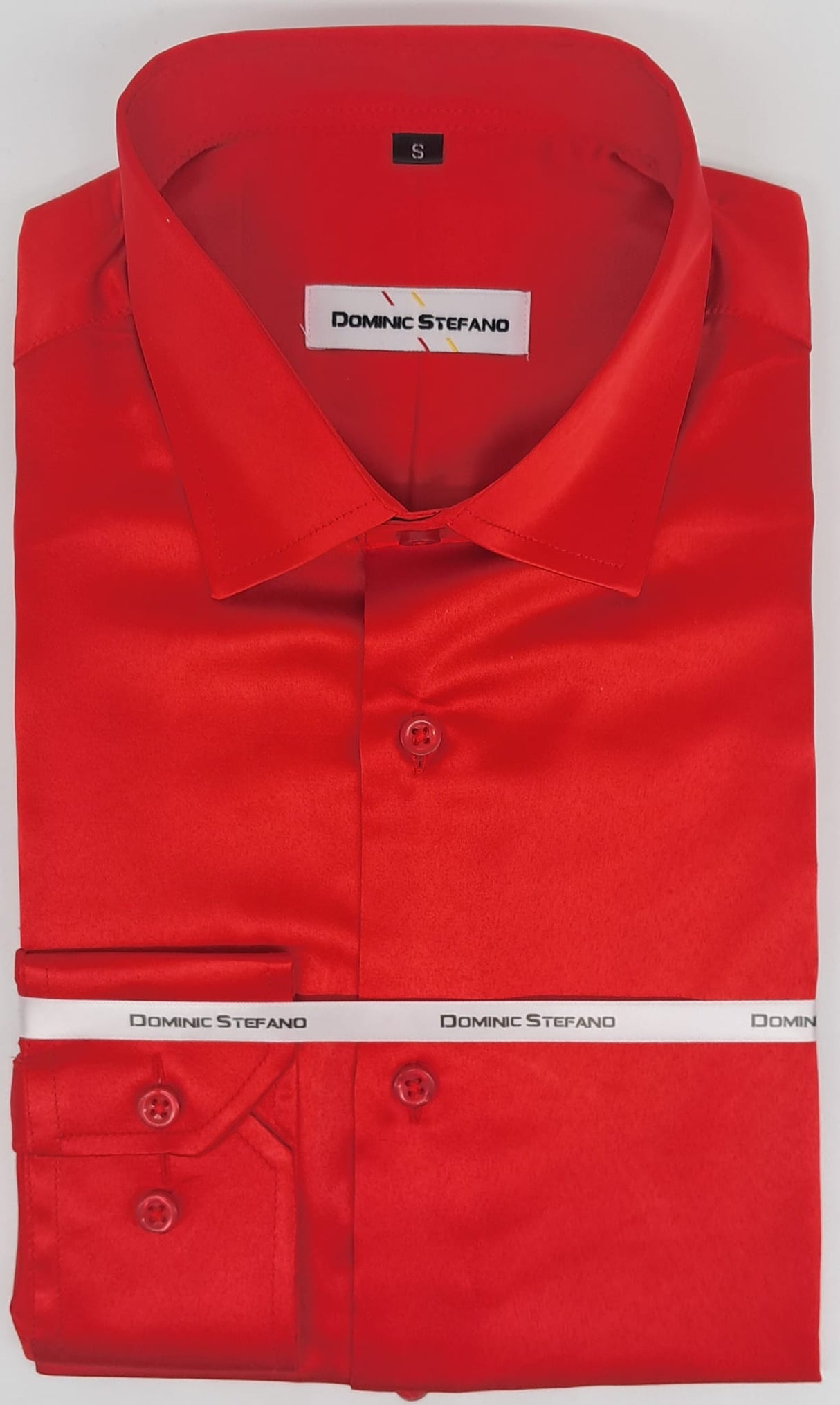 MENS LONG SLEEVE DRESS SATIN SHIRT 10 COLOURS AVAILABLE SIIZE S TO 3XL #422-3619