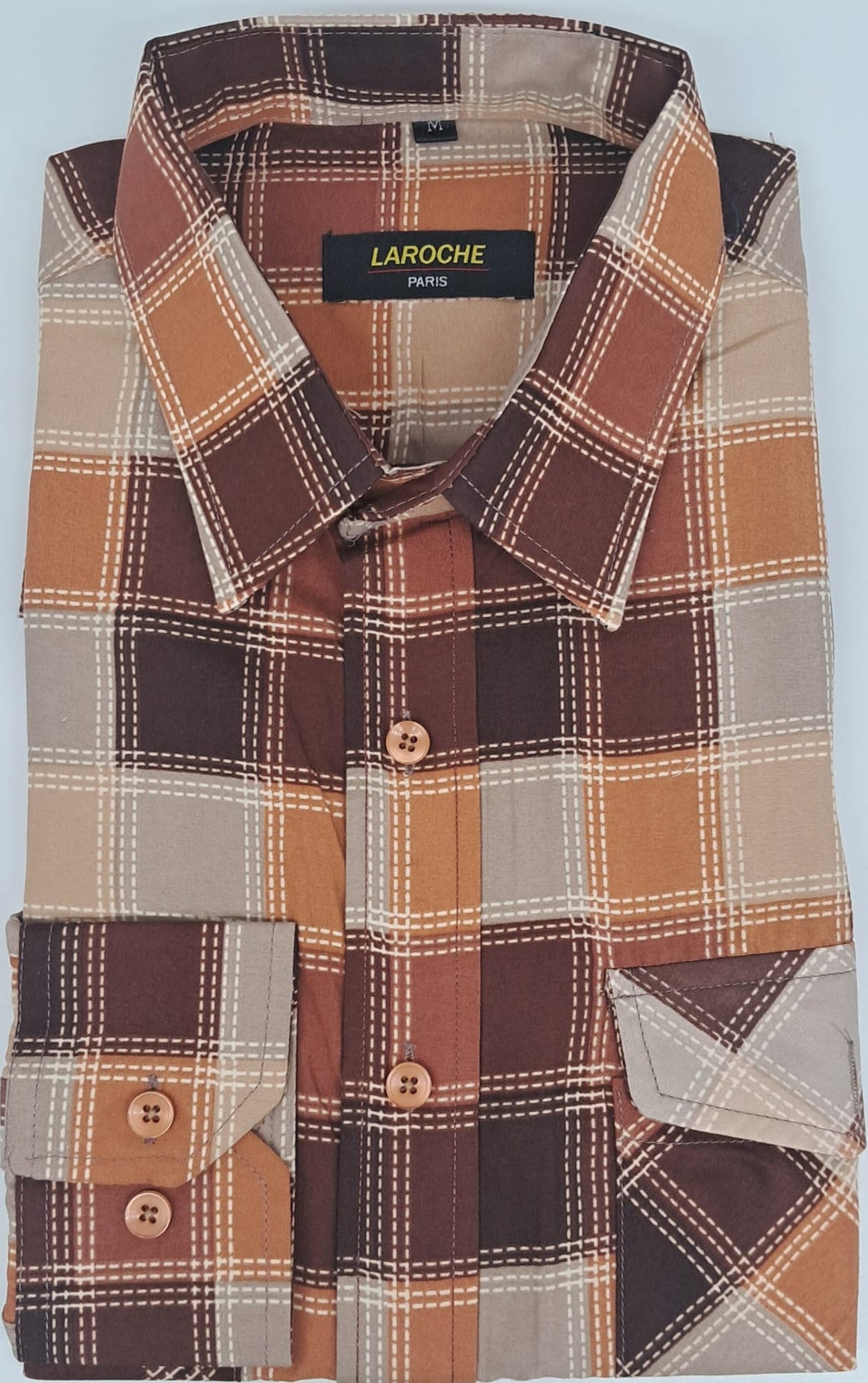 MENS LONG SLEEVE CASUAL SHIRTS 8 COLOURS AVAILABLE SIZE S TO 2XL #504-3641