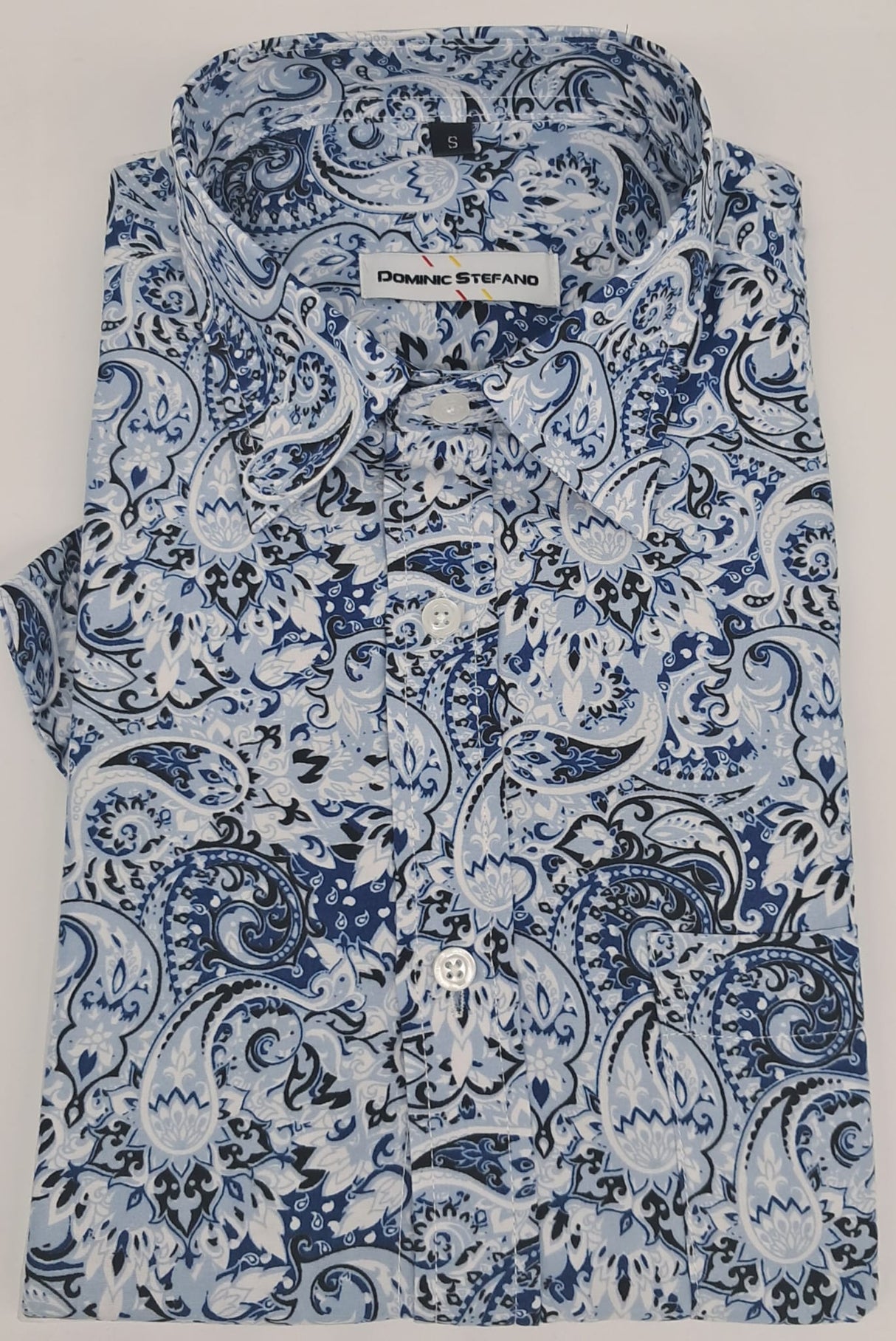 MENS FLORAL PATTERN SHORT SLEEVE SHIRT SIZE S-3XL #526-3650
