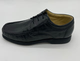 MENS  SOFT LAMB LEATHER SHOES LACE UP BLACK SIZE 7-12