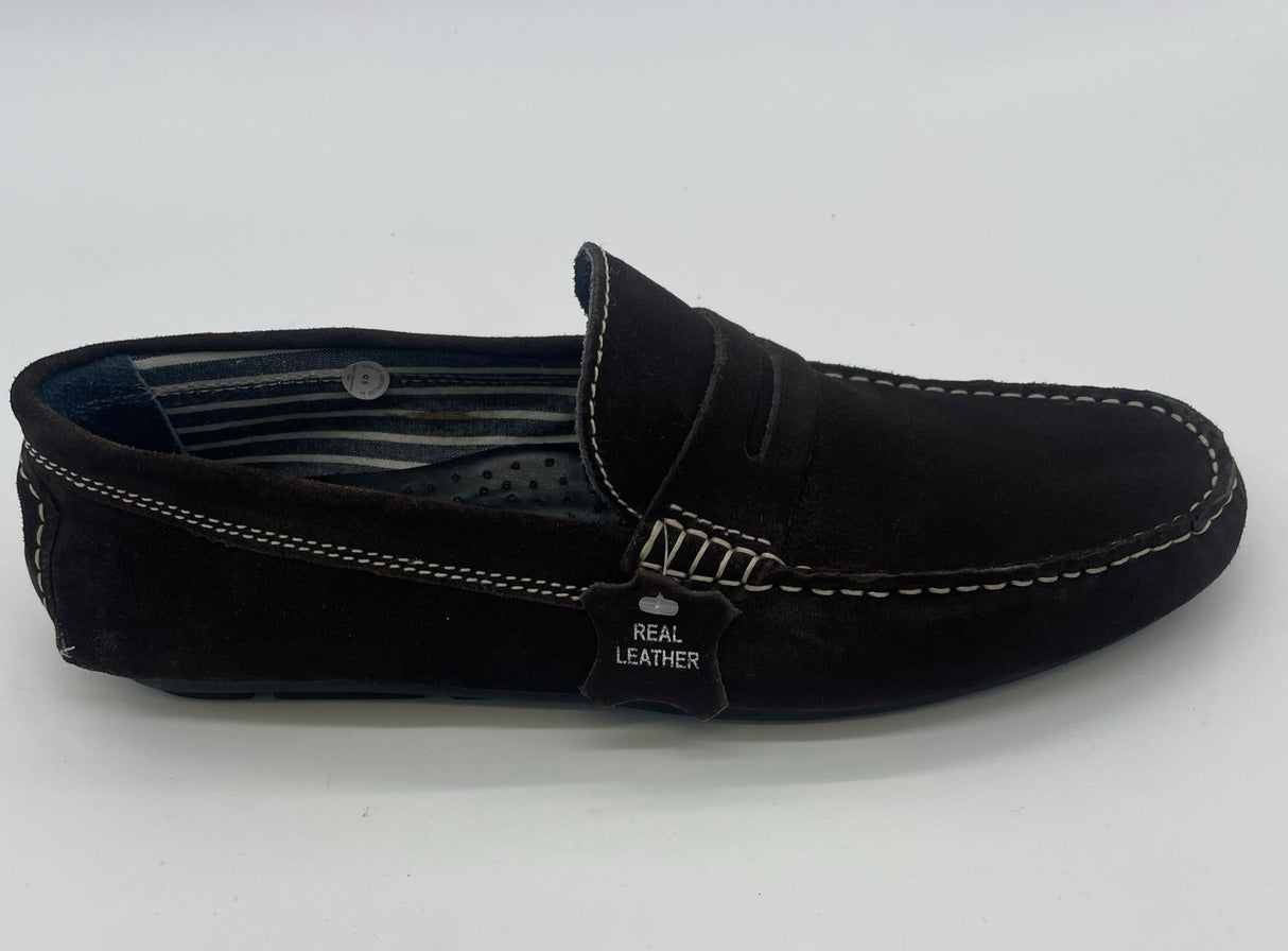 LEATHER MOCCASIN SHOE 941E 3752