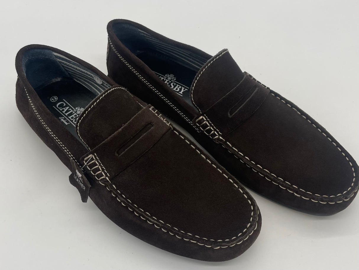 LEATHER MOCCASIN SHOE 941E 3752