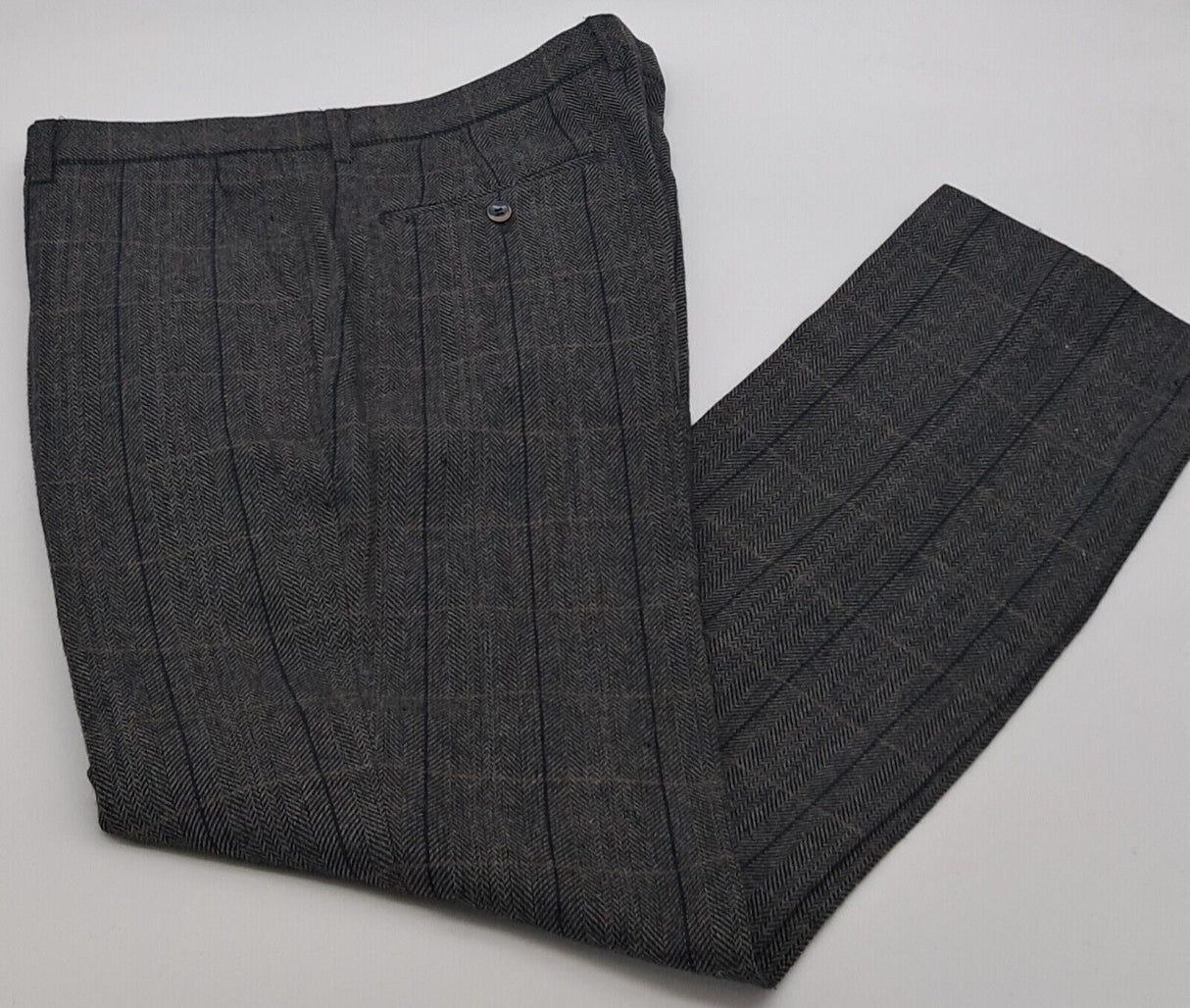 ALBERT GREY CK TROUSER TWEED SIZE 30"-46"