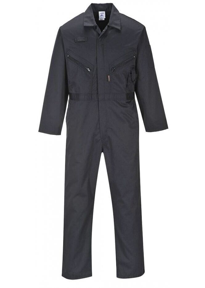 WORKWEAR BOILER SUIT PORT WEST C813 BLACK SIZE L-2XL