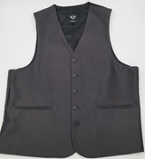 MENS SHINNT CHARCOAL GREY WAISTCOAT SIZE S-XL