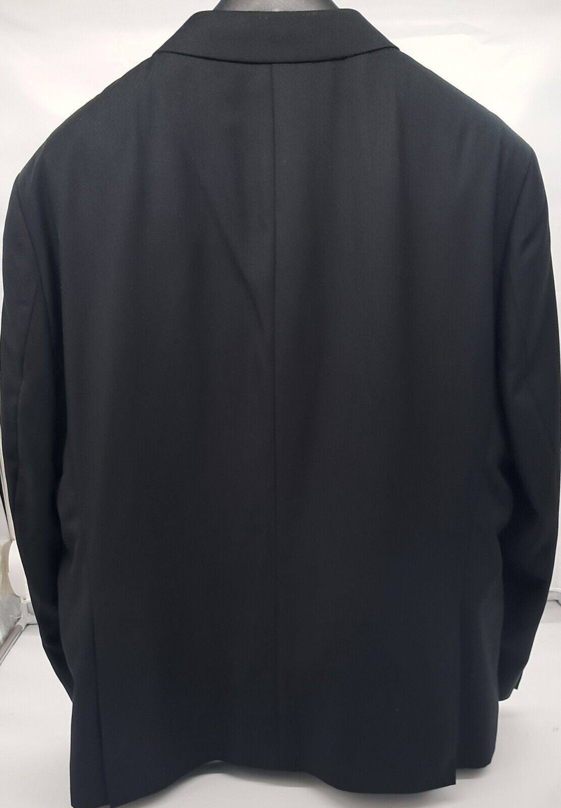 OUTSIZE MENS PLAIN BLACK SUIT 2 PC  SIZE 52-60