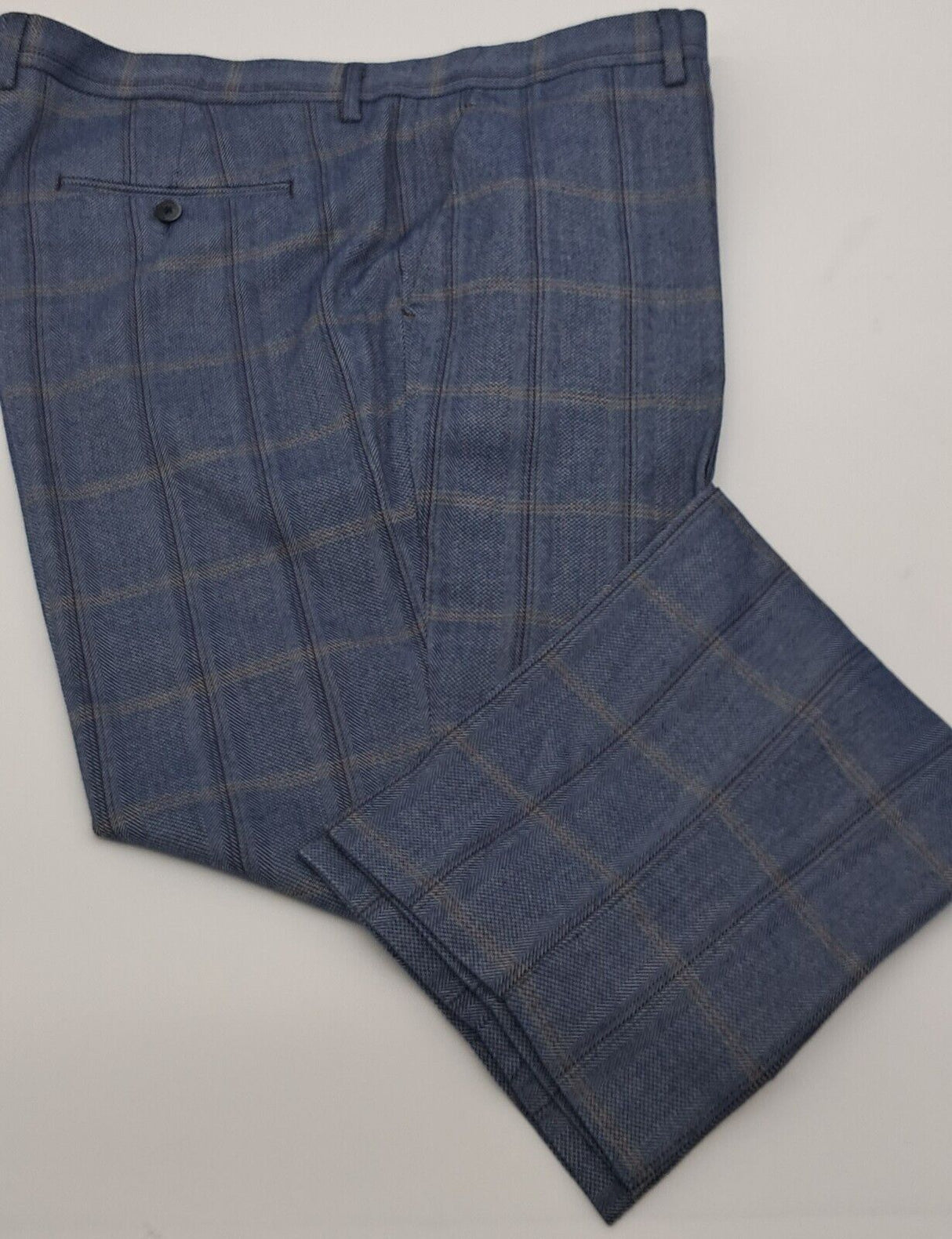 CONNELL TROUSER BLUE CK TWEED SIZE 30"-46"