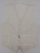 MENS CREAM WAISTCOAT SIZE S-3XL