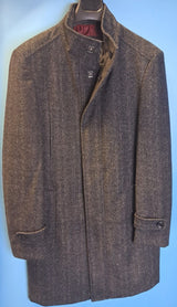 MENS OVERCOAT ALL OCCASIONS CHARCOAL GREY SIZE 38"-50"