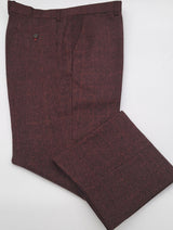 DRACO WINE  CK TROUSERS TWEED SIZE 30"-46"