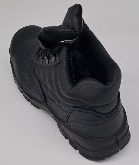 MENS SAFETY BOOTS WORKWEAR BLACK SIZE  10-16