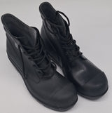 MENS SAFETY WORKWEAR RUBBER BOOTS WATERPROOF SIZE  BLACK 6-12