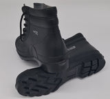 MENS SAFETY WORKWEAR RUBBER BOOTS WATERPROOF SIZE  BLACK 6-12