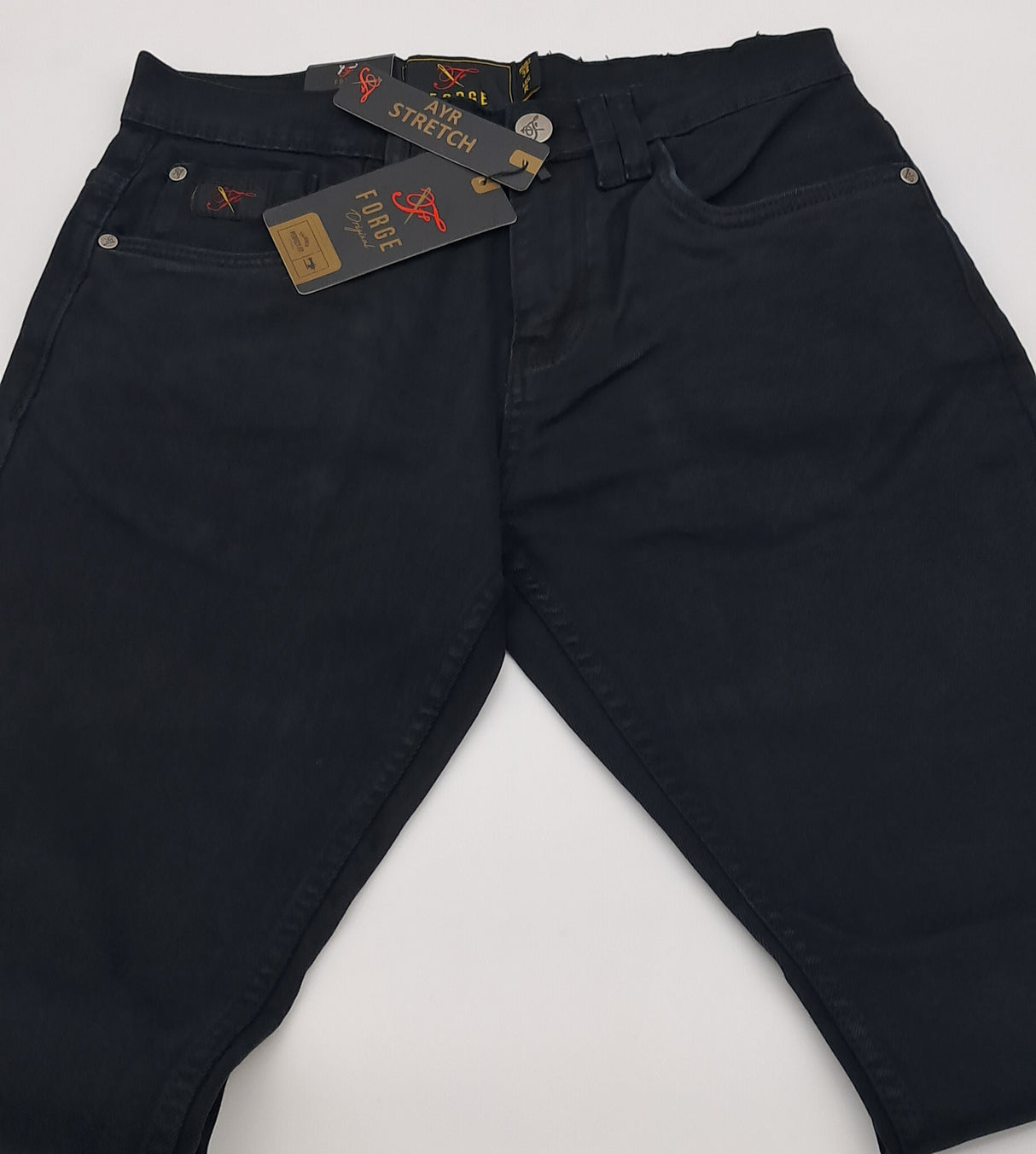 black stretch jeans