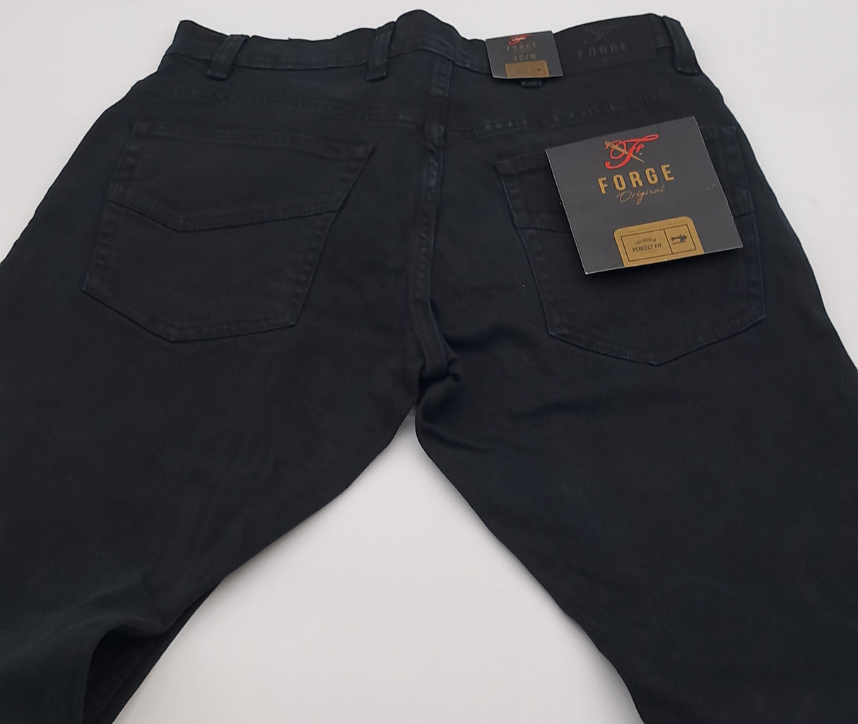 black stretch jeans