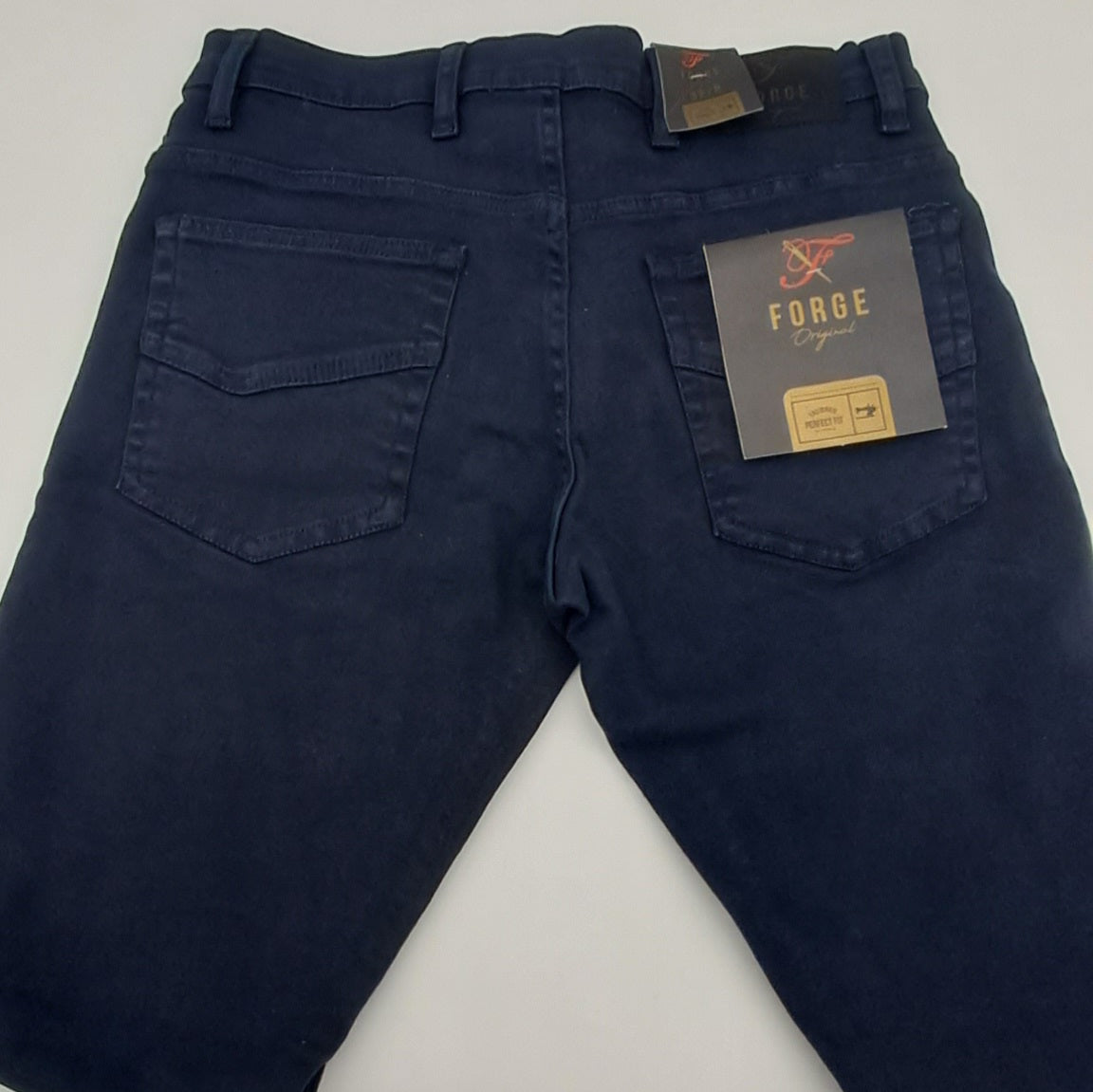 Navy stretch jeans slim fit size 30"-40"