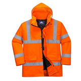 WORKWEAR PORT WEST TRAFFIC JACKET S460 ORANGE SIZE XS -3XL