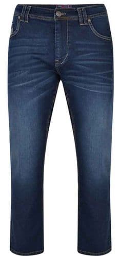 OUTSIZE KAM STRETCH JEANS ORTEGA BLUE SIZE 42"-54"