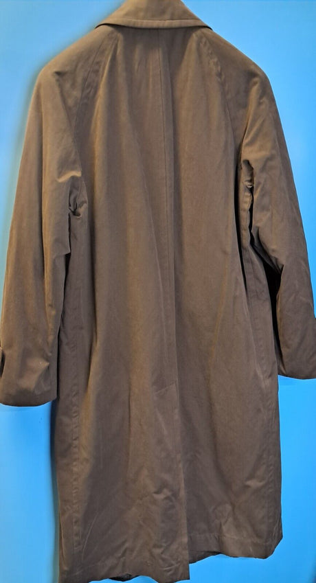 LONG RAIN COAT BROWN SIZE M-2XL