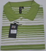 MENS OUTSIZE SHORT SLEEVE STRIPE POLO T-SHIRTS SIZE 3XL-6XL